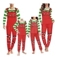 thumbnail image 1 of Renewold Family Christmas Pajamas Matching Sets Long Sleeve Elf Candy Canes Women Jogger Yoga Tracksuit Size L 2 Packs Leisure Indoor Loungewear Warm Crew Neck Nightwear, 1 of 5