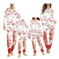 thumbnail image 1 of Renewold Family Pajamas Christmas Matching Sets Xmas Trees Music Notes Sleepwear for Men Plus Size L 2 Packs Comfy Long Sleeve Tops & Long Sweatpants, 1 of 5