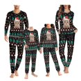 thumbnail image 1 of Renewold Family Pajamas Christmas Vacation Cute Cat Santa Hat Lounge Sets for 7-8T Kids Teens Outfits Sleepwear 2 Pieces Long Sleeve Swearsuit with Pockets, 1 of 5