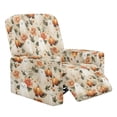 thumbnail image 1 of Renewold Ghost Flower Pumpkin Recliner Couch Cover Wear Resistant Reclining Couch Cover 4 Pieces Stretch Recliner Slipcover Furniture Protector Halloween Autumn Home Decor, 1 of 8