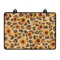 thumbnail image 1 of Renewold Glass Stove Cover Cooktop Protector Foldable Electric Stove Top Protector Non-skid Countertop Protector Washer Dryer Top Cover for Home Decor, Sunflower Leopard Print, 1 of 7