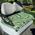 thumbnail image 1 of Renewold Golf Cart Accessories Soft Golf Cart Seat Cover Towel Blanket Fits for 2/4 Person Seats Golf Cart for All Weather, Born for Golf Golfer, 1 of 5