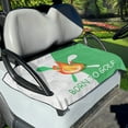 thumbnail image 1 of Renewold Golf Cart Seat Cover Breathable Golf Blanket Keeps Seat Cool and Comfortable Fits for All 2-Seat Golf Carts, Golf Ball Flame White Green, 1 of 5