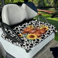 thumbnail image 1 of Renewold Golf Cart Seat Cover Comfort Golf Cart Accessories Fits for 2/4 Person Seats Golf Cart Club Car for All Weather, Highland Cow Sunflower Cow Print, 1 of 5