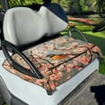 thumbnail image 1 of Renewold Golf Cart Seat Cover Comfort Golf Cart Seat Towel Blanket Fits for 2/4 Person Seats Golf Cart for All Weather, American Robin Flower, 1 of 5