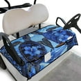 thumbnail image 1 of Renewold Golf Cart Seat Cover Comfortable Golf Cart Seat Towel Blanket with Front Pockets Suitable for 2 Person Club Car Seats, 52 x 32 Inches, Sea Turtle Hibiscus Blue, 1 of 7