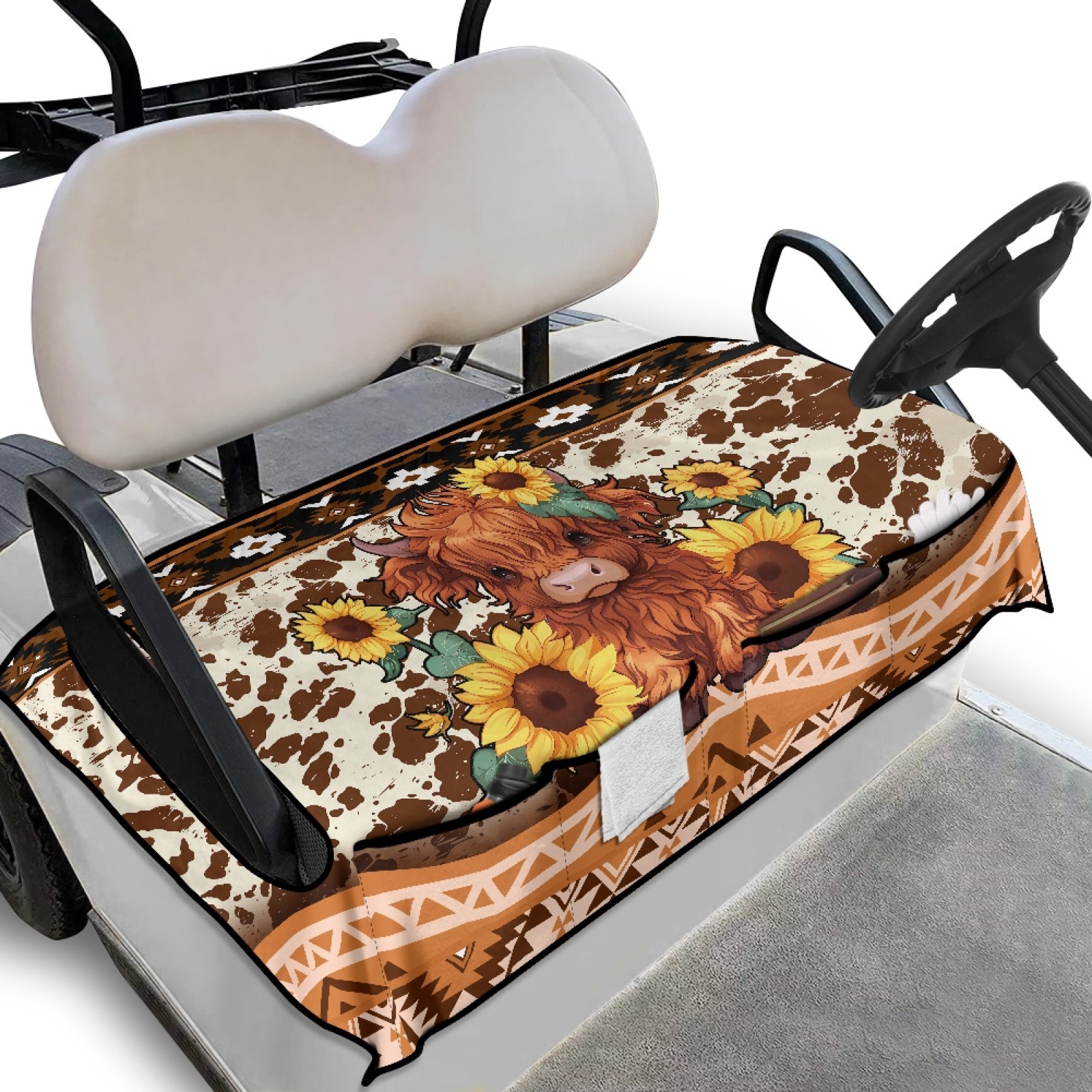 t*e様 GOOLD GOLF ROCKERS CART SEAT COVER Renewold Golf Cart Seat Cover with Pockets and Non-Skid Bottom
