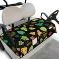 thumbnail image 1 of Renewold Golf Cart Seat Cover with Front Pockets, Terry Knit Fabric Soft Golf Cart Accessories Universal Fit for Most 2 Person Seats, 52" x 32", Monstera Palm Leaf Flower, 1 of 7