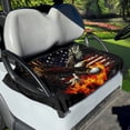 thumbnail image 1 of Renewold Golf Cart Seat Cover Portable Golf Cart Accessories Keeps Seat Comfortable and Clean 4th of July Decor Universal Fit for Most Golf Carts, Eagle Golf Ball American Flag, 1 of 5