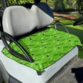 thumbnail image 1 of Renewold Golf Cart Seat Cover Soft Comfort Golf Cart Seat Towel Blanket Fits for EZGO Yamaha Club Cars and More 2-Seat Golf Cart, Golf Green, 1 of 5