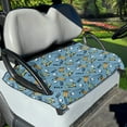 thumbnail image 1 of Renewold Golf Cart Seat Cover Universal Golf Cart Seat Blanket Suitable for EZGO Yamaha Club Cars and More 2-Seat Golf Cart, Hotdog Golf Cart Blue, 1 of 5