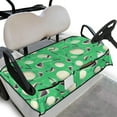 thumbnail image 1 of Renewold Golf Cart Seat Protector Sweat Absorption Comfort Seat Towel Blanket with Pockets Universal Fits for 2 Person Club Car, 52" x 32", Golf Ball Club Green, 1 of 7