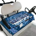 thumbnail image 1 of Renewold Golf Grit Tie-Dye Blue Golf Cart Seat Cover with Front Pockets Soft Quick Dry Towel Blanket Accessories for Summer Universal Fit for Most 2-Seats EZGO/Club Car/Yamaha, 1 of 7