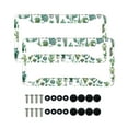 thumbnail image 1 of Renewold Green Cactus Print License Plate Frame Auto Decorative Accessories Plate Holder with Screws, Car Accessories Applicable to Standard US License, Set of 2, 1 of 7