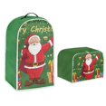 thumbnail image 1 of Renewold Green Christmas Toaster Cover 4 Slice and Blender Cover Set Greasy Protection Santa Kitchen Appliance Dust Cover Juicer Cover Wide Slot Oven Dust Covers Decorations, 1 of 6