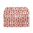 thumbnail image 1 of Renewold HO-HO-HO Toaster Covers 4 Slice Lightweight Bread Toaster Cover Machine Washable Wide Slot Toaster Oven Dustproof Cover with Top Handle for Kitchen,Christmas Day, 1 of 6