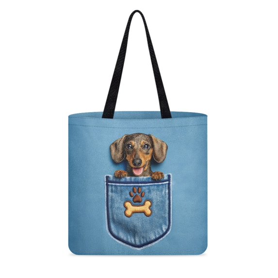 Renewold Highland Cow Sunflower Blue Canvas Tote Bag Travel School Outdoor Grocery Bag for Women Teens Girls, Portable Cloth Handbag for Business Work Travel