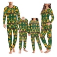 thumbnail image 1 of Renewold Holiday Family Pajama Set 2 PCS Christmas Bell Gingerbread Man Long Sleeve Sleepwear and Long Pants for Kids 15-16T Soft Pjs Loungewear with Pockets, 1 of 5