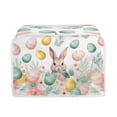 thumbnail image 1 of Renewold Holiday Toaster Cover for Home Easter Egg Rabbit Case Protector Toaster Covers Durable Wide Slot Microwave Oven for 2 Slice Kitchen Appliance Covers Decoration, 1 of 6