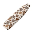 thumbnail image 1 of Renewold Ironing Board Cover with Elastic Hem & Adjustable Closure Breathable Soft Polyester Spandex Iron Board Cover Home Decor, Brown Heart Zebra Leopard Print, 1 of 5