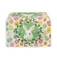 thumbnail image 1 of Renewold Lightweight Toaster Cover 2 Slice Wide Slot Oil Proof Bread Maker Dust Cover with Handle Rabbit Easter Egg Kitchen Appliance Cover Decoration, 1 of 6