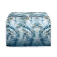 thumbnail image 1 of Renewold Marble Stripe Toaster Covers 4 Slice Wide Slot Breadmaker Cover Dirt-Resistant Kitchen Small Appliance Cover Anti Fingerprint Protection, 1 of 5