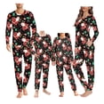 thumbnail image 1 of Renewold Marry Christmas Pajama Family Matching Set Long Sleeve Scoop Neck Santa Snowflake Sleepwear 2 PCS Men Casual Athletic Jogger Walking Outfits Size 2XL, 1 of 5