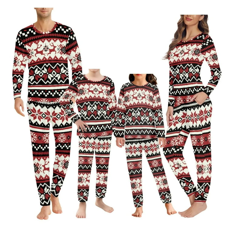 Renewold Matching Christmas Family Pajamas Aztec Southwest