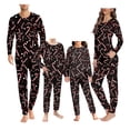 thumbnail image 1 of Renewold Matching Pajama Sets for Family Christmas Long Sleeve T-Shirt & Pants 2 Packs Candy Canes Stars Athletic Clothing Cozy Sleepwear Pj Loose Men Daily Wear Size 2XL, 1 of 5
