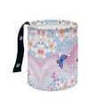 thumbnail image 1 of Renewold Multipurpose Car Trash Can with Waterproof Interior Bottom Plum Blossom Butterfly Automotive Garbage Cans Fit Most Cars Accessorie Foldable Car Bin Bag, 1 of 6