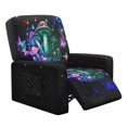thumbnail image 1 of Renewold Mushroom Butterfly Galaxy Oversized Recliner Cover Anti-Slip Lazyboy Cover 4 Pieces Soft Recliner Couch Cover Stay in Place Furniture Protector for Reclining Chair, 1 of 8