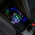 thumbnail image 1 of Renewold Mushroom Galaxy Auto Center Console Cover Pad Universal Fit for SUV Truck Car, Universal Car Armrest Seat Box Cover for Men Women, 1 of 4