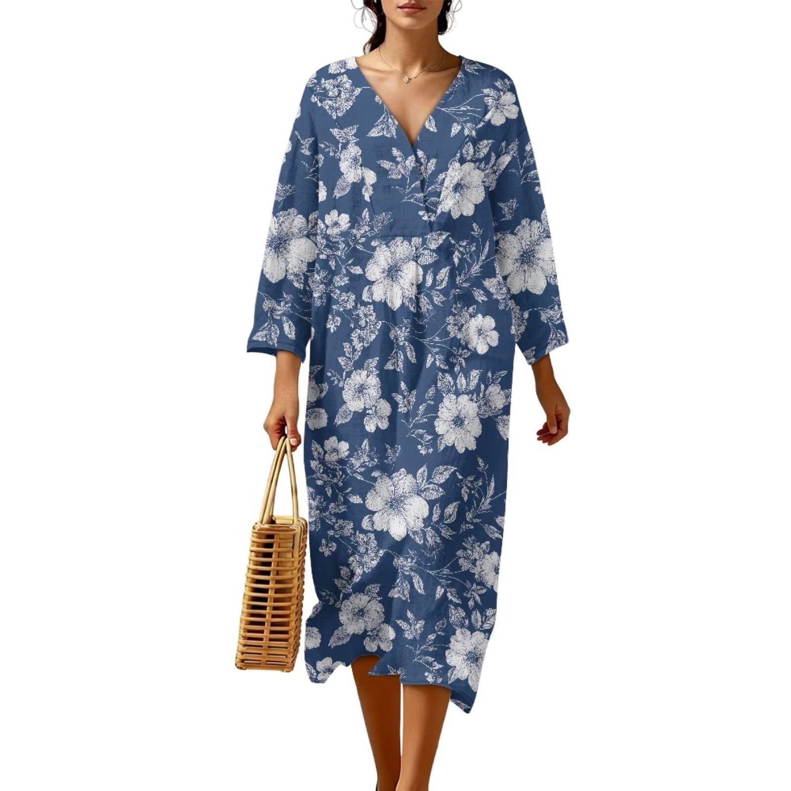 midi caftan dress Jalapa Mexican Huipil and functional pockets. Vacay Ready Caftan Midi Dress