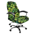 thumbnail image 1 of Renewold Office Chair Cover Executive Computer Chair Slipcover Stain Resistant High Back Chair Protector for St Patricks Day Home Decor Universal Fits, Cute Green Clover, L, 1 of 7