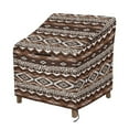 thumbnail image 1 of Renewold Patio Chair Covers Waterproof Dust Proof Stackable Patio Chair Covers Outdoor Lawn Patio Furniture Protection Fits up to 38"W x 38"D x 36"H, Southwest American Tribal Leopard Print, 1 of 7