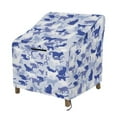 thumbnail image 1 of Renewold Patio Outdoor Chair Covers All Weather Protection High Back Bar Chair Cover Water Resistant Lawn Deck Furniture Cover, 38"W x 38"D x 36"H, Cat Puppy Blue, 1 of 7