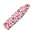 thumbnail image 1 of Renewold Pink Strawberry Heart Table Top Ironing Board Cover and Pad Durable Ironing Board Protector Heat Reflective & Stain Resistant Silicone Coating, 1 of 5