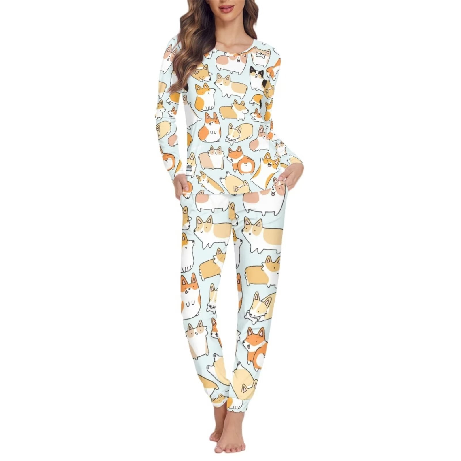 Softlife Plus Size Pajamas for Women Soft Loungewear Sets Long Sleeves  Button Down 2 Piece Pjs Oversize Women Sleepwear Sets,2XL,Red
