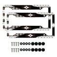 thumbnail image 1 of Renewold Southwest American Tribal Brown Black Car License Plates Frame Aluminum Vanity Tag Frame Accessories with Screws, License Plate Holder, Set of 2, 1 of 7