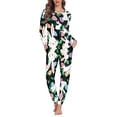thumbnail image 1 of Renewold Stretchy Long Sleeve Pajamas Pullover Tops Set 2 Pack Soft Rabbit Jogger Walking Loungewear Thermal Women Sleep Nightwear Size 6XL, Easter Day, 1 of 4
