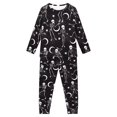 thumbnail image 1 of Renewold Stretchy Pjs for Kids Halloween Pajamas Top and Pants Boys Skull Stars Round Neck Loungewear Set 2 Pack Jogger/Walking Pullover Sweatsuit Size 7-8, 1 of 5