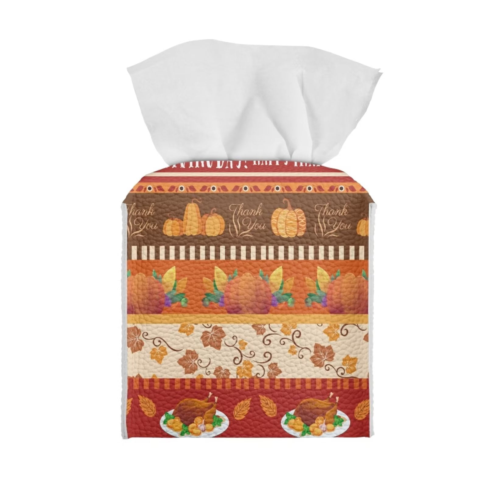 Renewold Sturdy Fall Tissue Box Cover for Bathroom,Kitchen,Bedroom