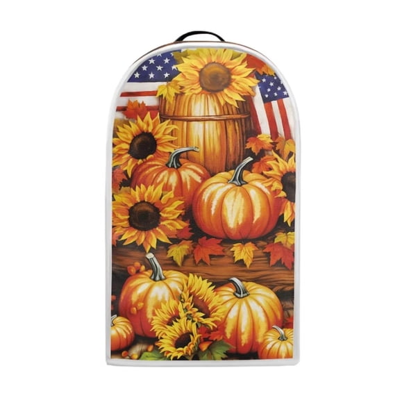 Renewold Sunflower Pumpkin Blender Cover Durable Coffee Maker Food Processor Protection Covers Thanksgiving Decorative Stand Mixer Covers 4 of July