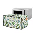 thumbnail image 1 of Renewold Toaster Oven Cover Dust-Proof Polyester Convection Oven Air Fryer Protector with Accessory Pockets and Handle Home Kitchen Decor, 20.5 x 16.5 x 10 Inches, Cactus Succulent, 1 of 7