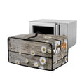thumbnail image 1 of Renewold Toaster Oven Cover Dust-Proof Polyester Convection Oven Air Fryer Protector with Accessory Pockets and Handle Home Kitchen Decor, 22.5 x 18.5 x 13 Inches, Daisy Wood Grain, 1 of 7