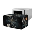 thumbnail image 1 of Renewold Toaster Oven Cover Dustproof Washable Countertop Oven Air Fryer Protector Case Polyester Kitchen Appliance Cover Home Decoration, 18.5 x 14.5 x 9 Inches, Dragonfly Flower, 1 of 7