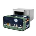 thumbnail image 1 of Renewold Toaster Oven Dust Cover with Accessory Pockets Dust Protection Easy Clean Microwave Oven Air Fryer Protector Case Kitchen Accessories, 18.5 x 14.5 x 9 Inches, Cat Moon Night, 1 of 7