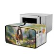 thumbnail image 1 of Renewold Toaster Oven Dust Cover Linen-Look Polyester Washable Convection Oven Air Fryer Small Appliance Protection Case Kitchen Accessories, 20.5 x 16.5 x 10 Inches, Brown Horse Flower Forest, 1 of 7