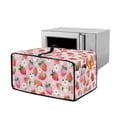 thumbnail image 1 of Renewold Toaster Oven Dust Cover Linen-Look Polyester Washable Convection Oven Air Fryer Small Appliance Protection Case Kitchen Accessories, 22.5 x 18.5 x 13 Inches, Strawberry Flower Pink, 1 of 7