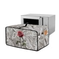 thumbnail image 1 of Renewold Toaster Oven Protection Case Stain-Resistant Washable Smart Oven Air Fryer Cover Countertop Appliance Protective Case Kitchen Decor, 18.5 x 14.5 x 9 Inches, Rose Newspaper, 1 of 7